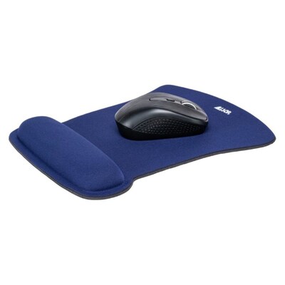 Allsop Gel Non-Skid Mouse Pad/Wrist Rest Combo, Blue (30193)