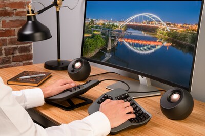 Kinesis Advantage360 Wired Ergonomic Mechanical Keyboard, Graphite (KB360-GBR)