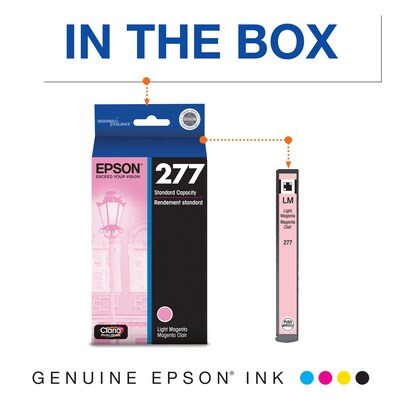 Epson 277 Light Magenta Standard Yield Ink Cartridge