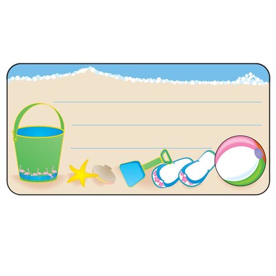 Creative Shapes Etc. Beach Nametags, 36/Pack, 6 Packs (SE-810-6)