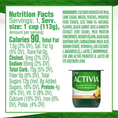 Activia Probiotic Variety Yogurt, 24/Pack (902-00477)