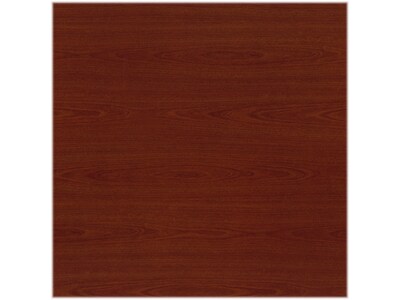 Bush Business Furniture Westfield 72"W Bow Front Desk with Mobile File Cabinet, Mahogany (SRC079MASU)