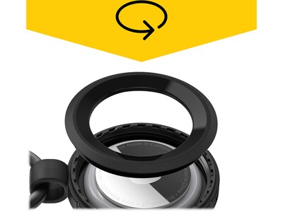 OtterBox Rugged AirTag Case, Black (77-86919)