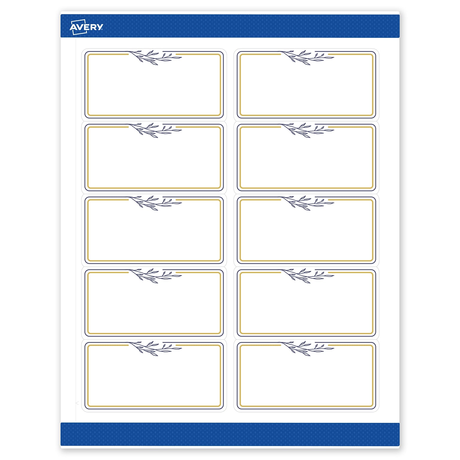 Avery Laser/Inkjet Rectangle Multipurpose Labels, 2 x 4, White, 100/Pack (S00DNR)