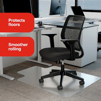 Quill Brand® Carpet Chair Mat, 36 x 48, Crystal Clear (STP-17436)