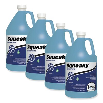 Betco Squeaky Concentrate Floor Cleaner, Characteristic Scent, 1 Gal. Bottle, 4/Carton (BETB06950412)