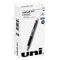 uniball 207 Retractable Gel Pens, Ultra Micro Point, 0.38mm, Blue Ink, 12/Pack (1790923)