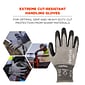 Ergodyne ProFlex 7072 Nitrile Coated Cut-Resistant Gloves, ANSI A7, Gray, Small, 1 Pair (10312)