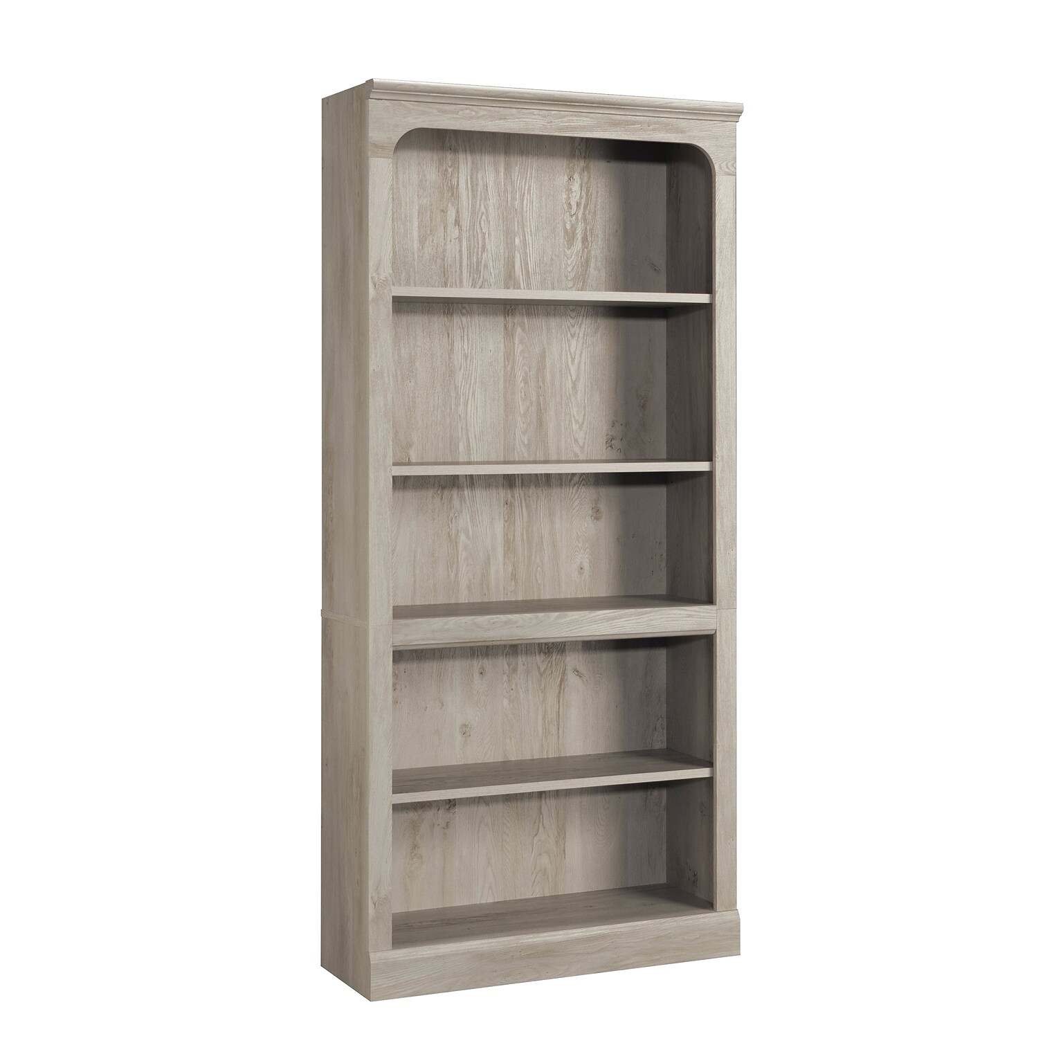 Sauder Select 73H 5-Shelf Bookcase, Chalked Chestnut (443674)