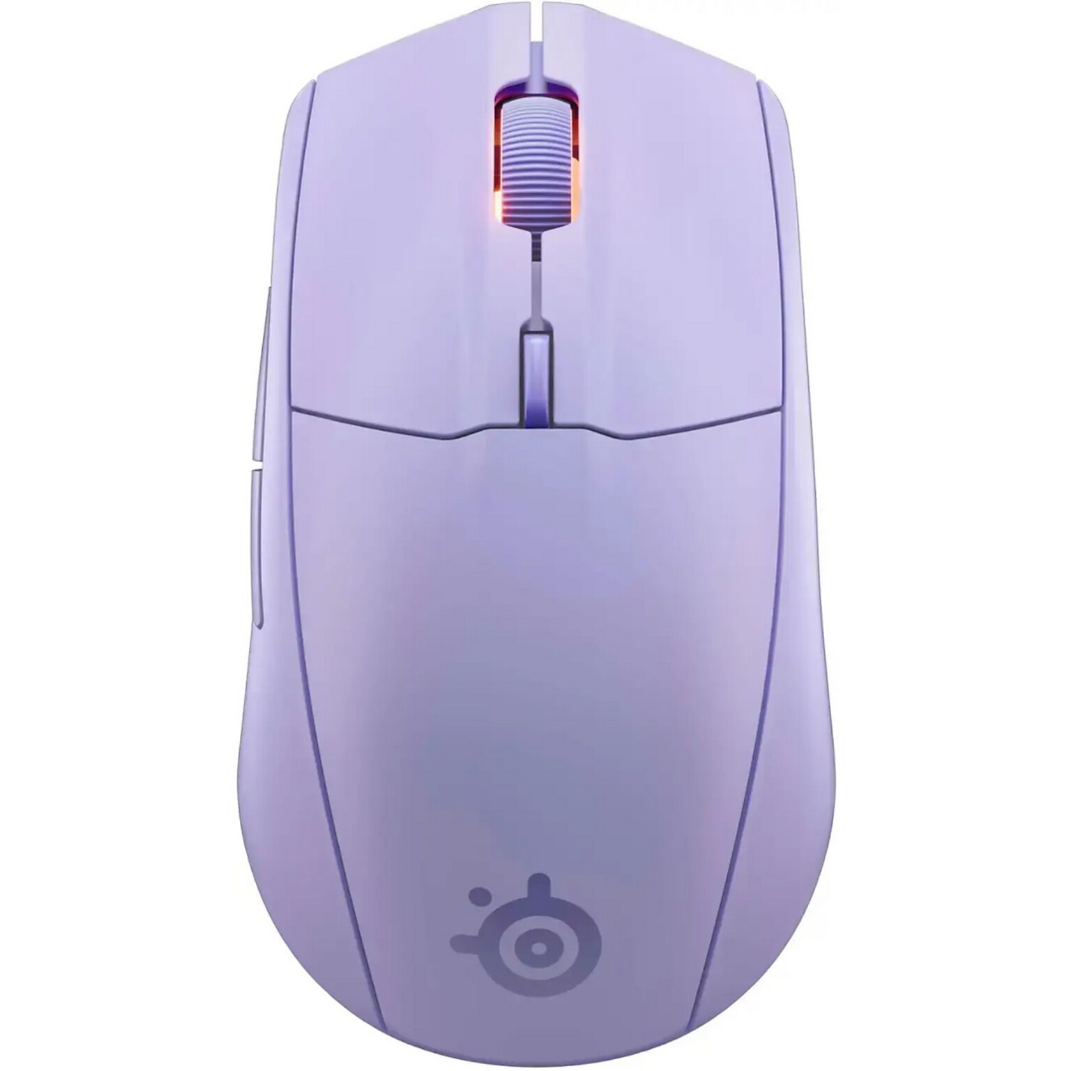 SteelSeries Rival 3 Gen 2 Wireless Ergonomic Ambidextrous Optical 2.4 GHz Gaming Mouse, Lavender (62689)