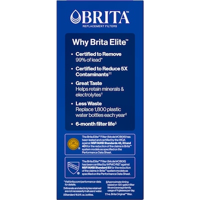 Brita Elite 120 Gallon Replacement Water Filter (36243)