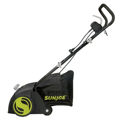 Sun Joe 13-Inch 12-Amp Electric Scarifier and Lawn Dethatcher w/ Collection Bag (AJ801E)