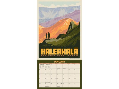 2025 Willow Creek National Parks 7" x 7" Monthly Wall Calendar (45886)