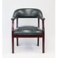 Boss Vinyl Captain's Guest Chair, Blue (B9540BE)