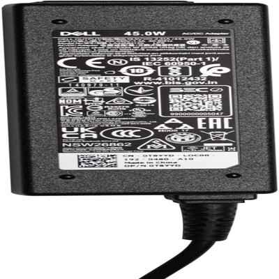 Dell 45W AC Adapter Charger for Laptop, Black (JXC18)
