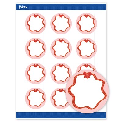 Avery Circle Multipurpose Labels, 2 Dia., White, 120/Pack (19479370578)