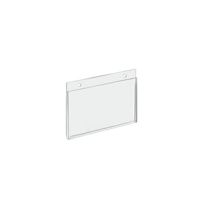 Azar Displays Clear Acrylic Wall Hanging Frame 5 Wide x 3.5 High Horizontal/Landscape, 10-Pack (1