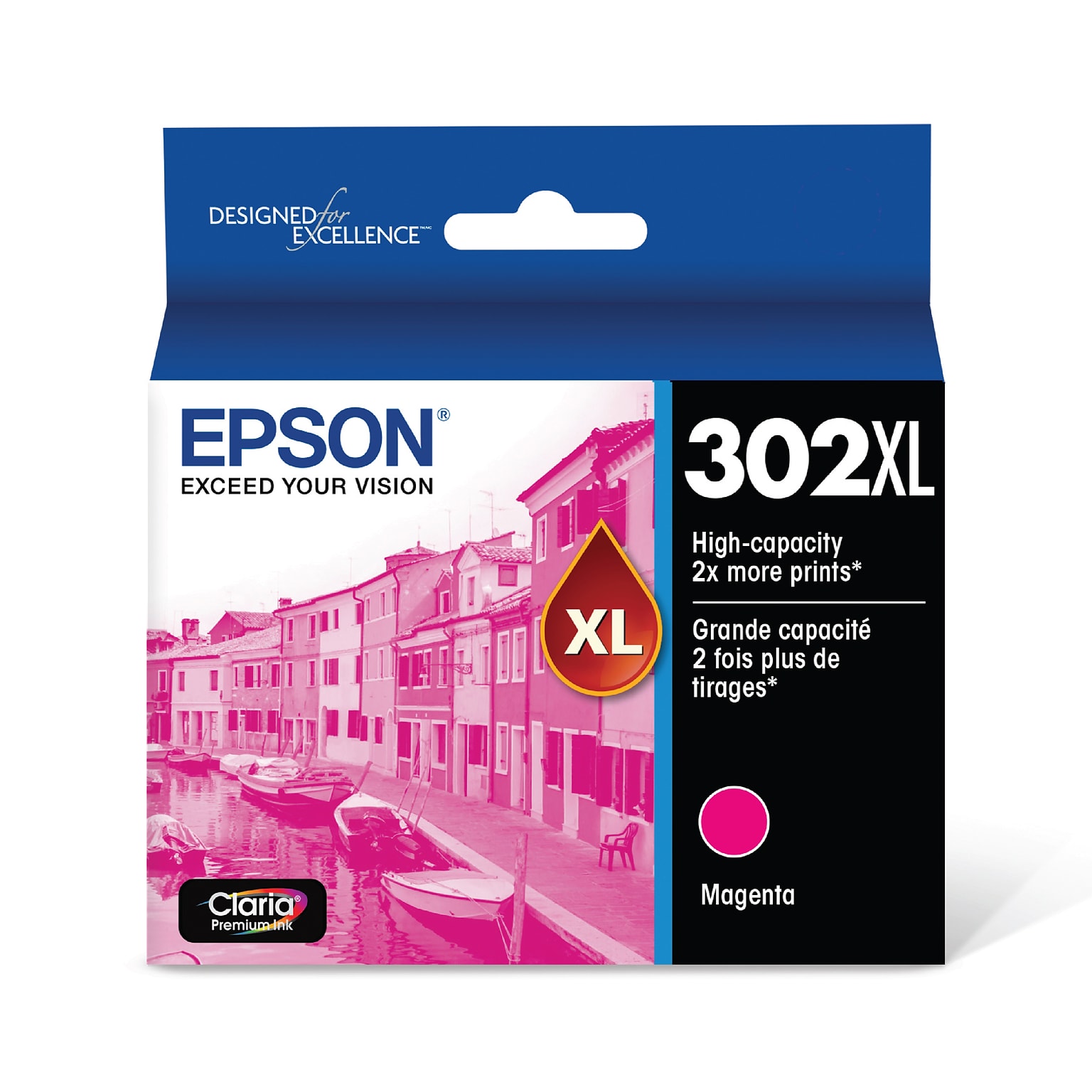 Epson T302XL Magenta High Yield Ink Cartridge