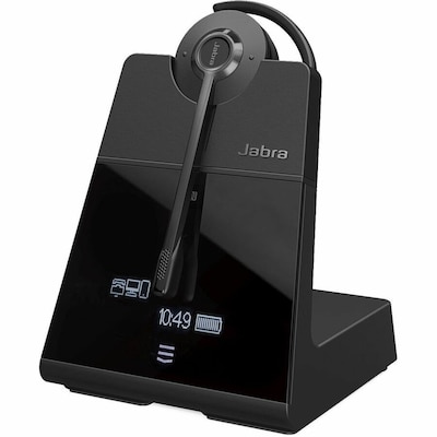 Jabra Engage 65 SE Wireless Stereo Phone & Computer Headset, UC Certified, Black (TAA9655-553-125)