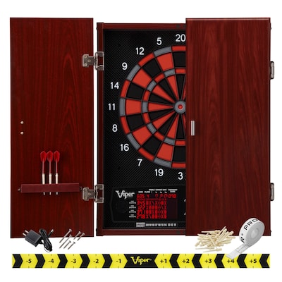Viper Neptune Electronic Dartboard and Cabinet Hybrid, 15.5 Regulation Target (42-1023)