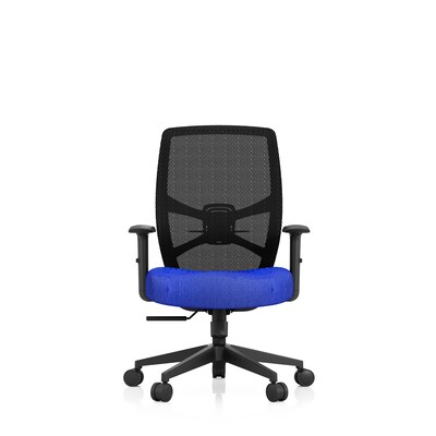 Tempur-Pedic ProTask Mesh/Fabric Swivel Executive Task Chair, Blue (TP-PROTASK-BLU)
