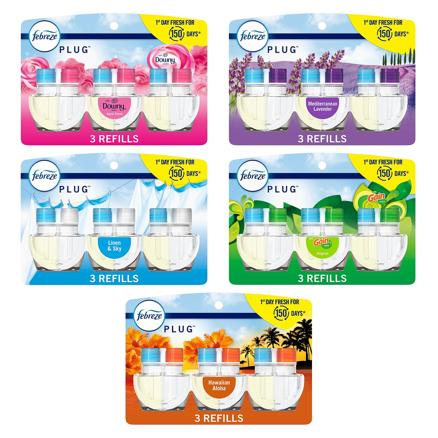 Buy 1 Febreze Fade Defy Plug Air Freshener Warmer Refill, Get One 50% Off