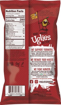 Uglies Gluten-Free Barbecue Kettle Potato Chips, 2 oz., 24 Bags/Carton (26103)