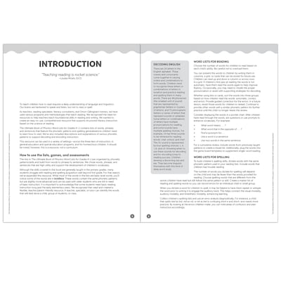 Scholastic Teaching Solutions The Ultimate Book of Phonics Word Lists: Grades K-1 (SC-9781546113836)