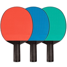 Champion Sports Plastic Rubber Face Table Tennis Paddle, Pack of 6 (CHSPN4-6)