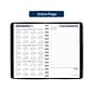 2024 AT-A-GLANCE DayMinder 5" x 8" Daily Appointment Book, Black (SK44-00-24)