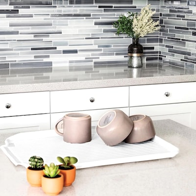 Better Houseware Jr. Plastic Drain Board, White (BTH1482W)