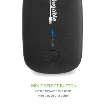 Plugable USB 2.0 Switch for USB Device Port Sharing Between Two Computers (USB2-SWITCH2)
