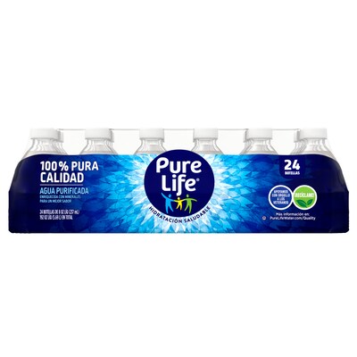 Pure Life Purified Water, 8 Fl oz., 24/Carton (11476087)