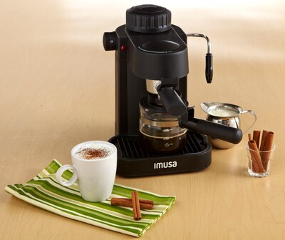 Imusa 4-Cups Steam Espresso Machine (GAU-18202)