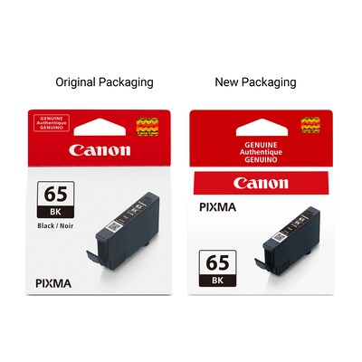 Canon 65 BK Black Standard Yield Ink Cartridge (4215C002)