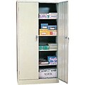Alera® Steel Economy Storage Cabinet; Assembled, 72H x 36W x 18D, Putty