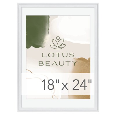 Staples 18 x 24 Plastic Poster Frame (PPFRM-SB-W-1824)