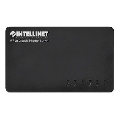 Intellinet Network Solutions 5-Port Gigabit Ethernet Switch, Black (561747)