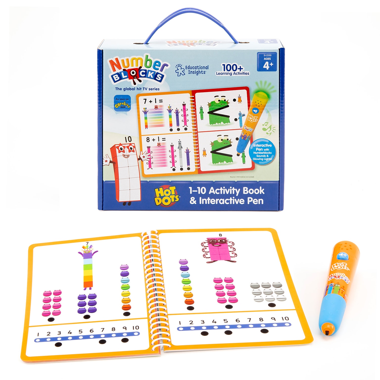 Educational Insights Hot Dots Numberblocks Workbook (2550)