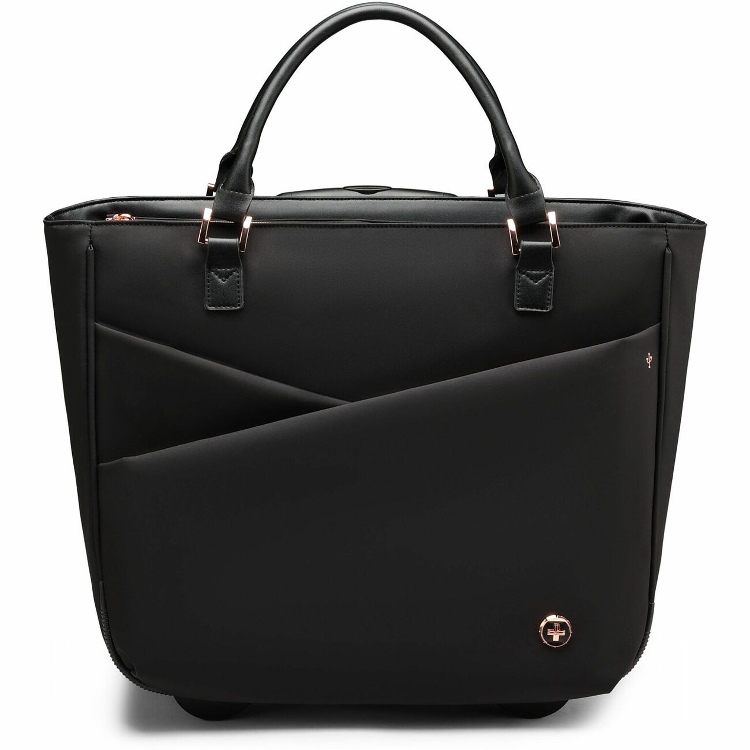 SwissDigital KATY ROSE NG Tote, Black (SD4528L-01)