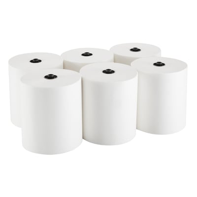 enmotion Recycled Recycled Hardwound Paper Towels, 1-ply, 700 ft./Roll, 6 Rolls/Carton (89430)