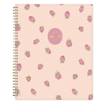 2026-2027 Blue Sky 8 x 11 Academic Year Weekly & Monthly Planner, Plastic Cover, Berry Rose (161384)