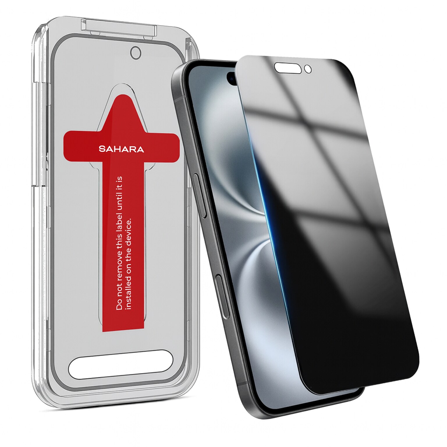 SaharaCase ZeroDamage Anti-Glare Tempered Glass Privacy Filter & Screen Protector for iPhone 17 (ZD00177)