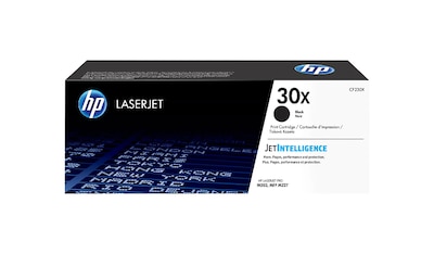 HP 30X Black High Yield Toner Cartridge, Print Up to 3500 Pages (CF230X)