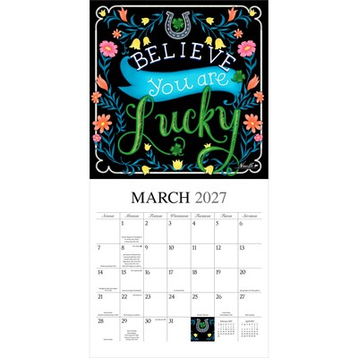 2027 BrownTrout Grow Your Own Way 12" x 12" Monthly Wall Calendar (9781773728919)