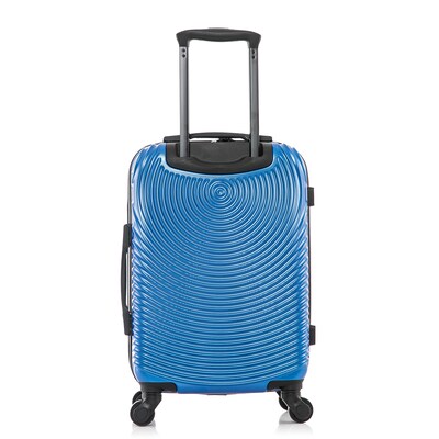 DUKAP Inception 22.04" Hardside Suitcase, 4-Wheeled Spinner, TSA Checkpoint Friendly, Blue (DKINC00S-BLU)