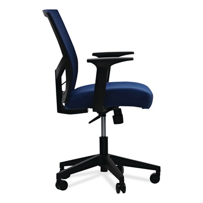 Alera® Fixed Arm Fabric Task Chair, Navy (ALEWS42B27)