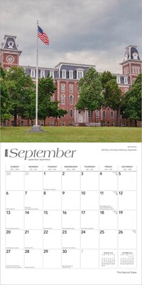 2026 BrownTrout The Natural State Arkansas Places 12" x 12" Monthly Wall Calendar (9798330705887)