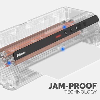 Fellowes Jupiter 125 Thermal & Cold Laminator, 12.5" Width, White (5746301)