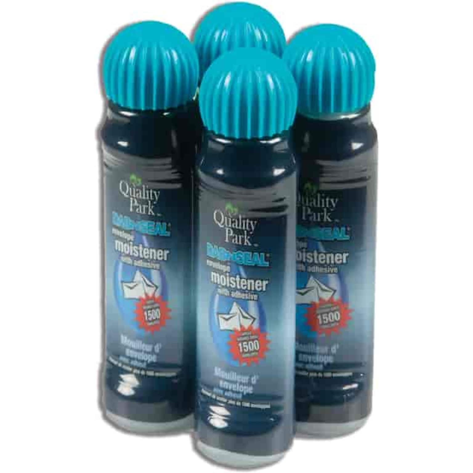 Dab N Seal 1.69 oz. Envelope Moistener, Blue, 4/Pack (56766)